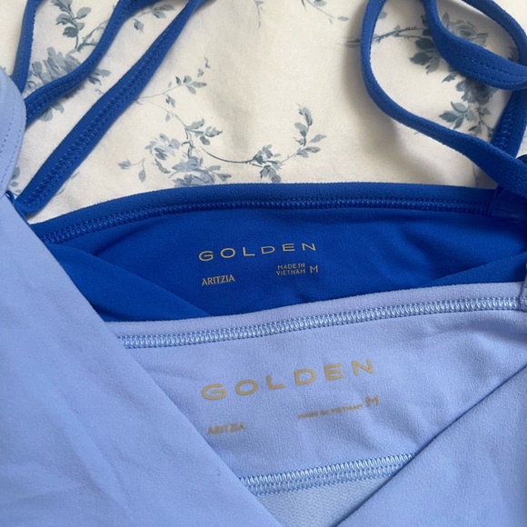 Aritzia Golden Blue Bra Top Bundle - Picture 3 of 3